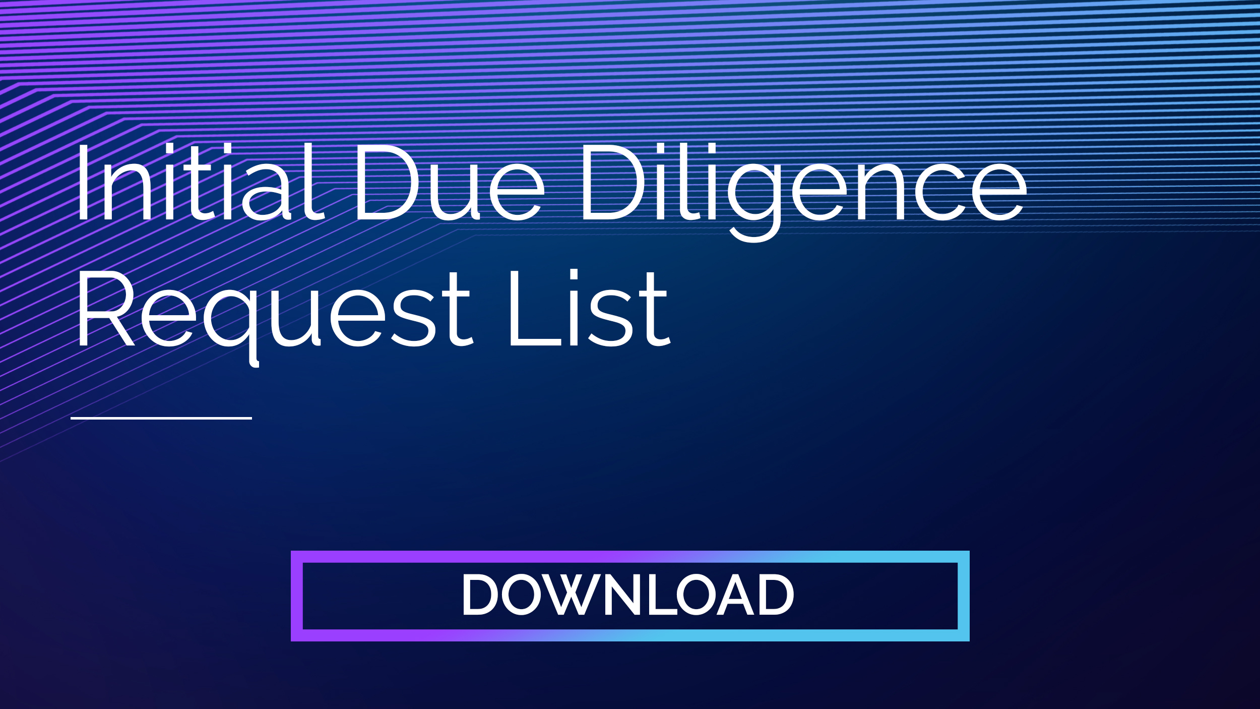 due-diligence-request-list-clearthink-capital